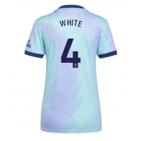 Echipament fotbal Arsenal Ben White #4 Tricou Treilea 2024-25 pentru femei maneca scurta